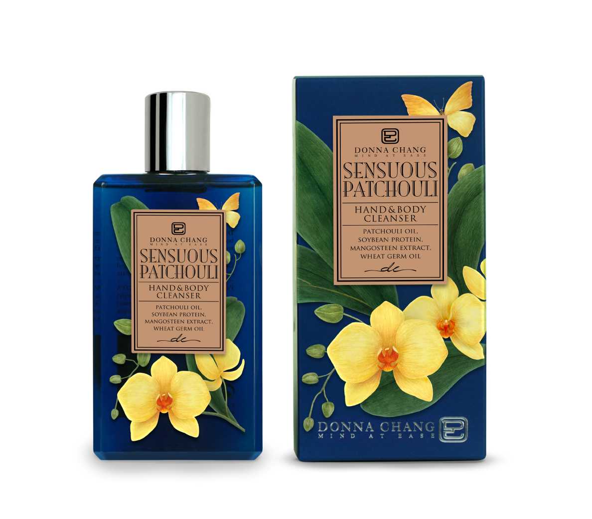 SENSUOUS PATCHOULI HAND & BODY CLEANSER 250 ML.
