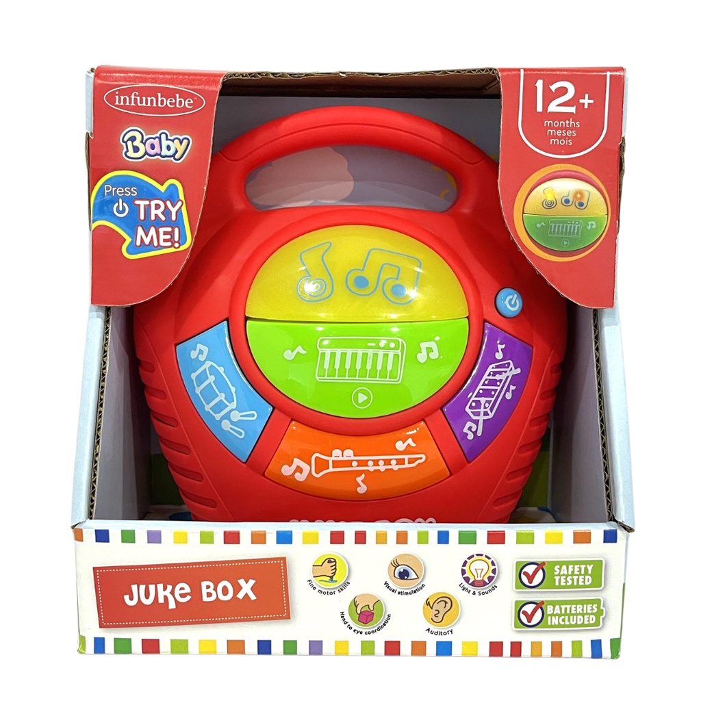 Wel-B x Infunbebe Juke Box (ตู้เพลงของเล่นเด็ก) - ของเล่นเด็ก ตู้เพลงของ มีเสียง การฟัง เสริมพัฒนากา