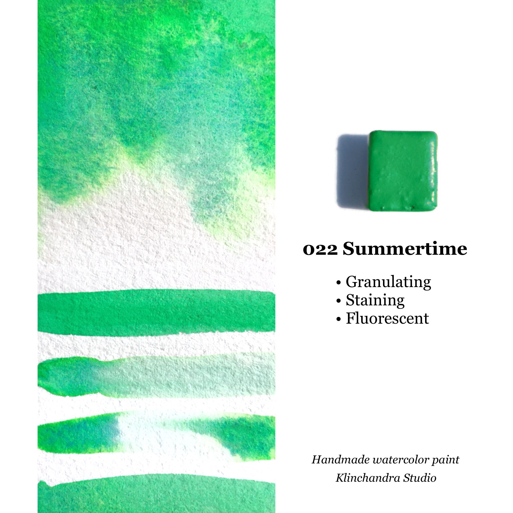 HANDMADE WATERCOLOR | 022 Summertimes | สีน้ำแบบก้อน