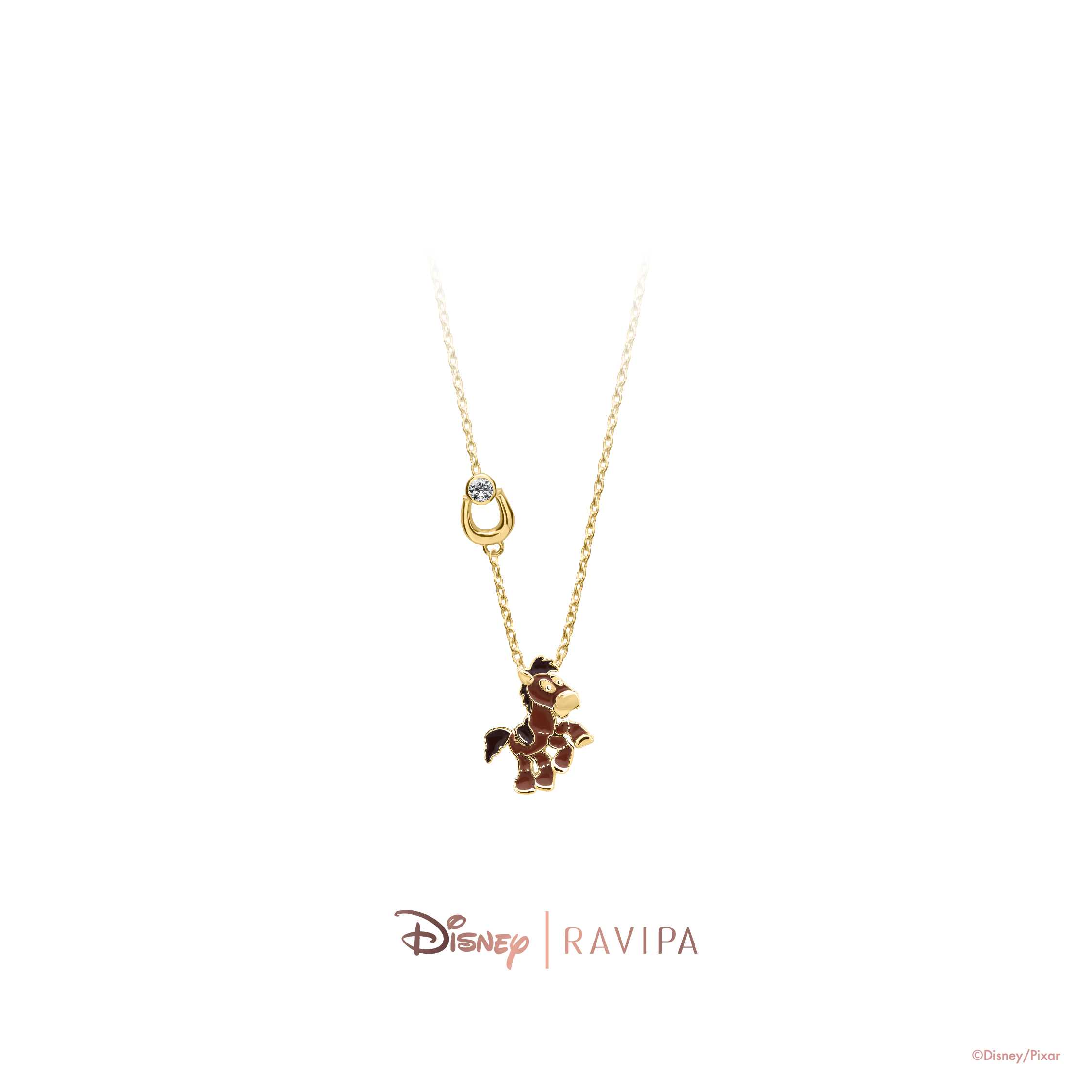 Gold Bullseye Necklace