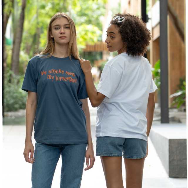 Classic Loose Fit T-Shirt (Navy Blue, Size S)