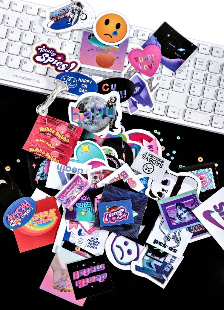 MIX STICKERS ติดกล่อง