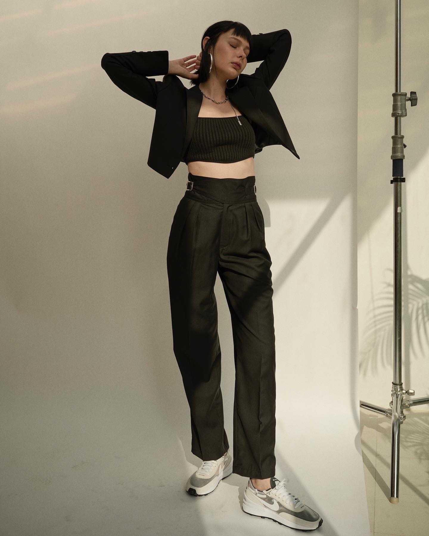 S/ASH PANT in Black