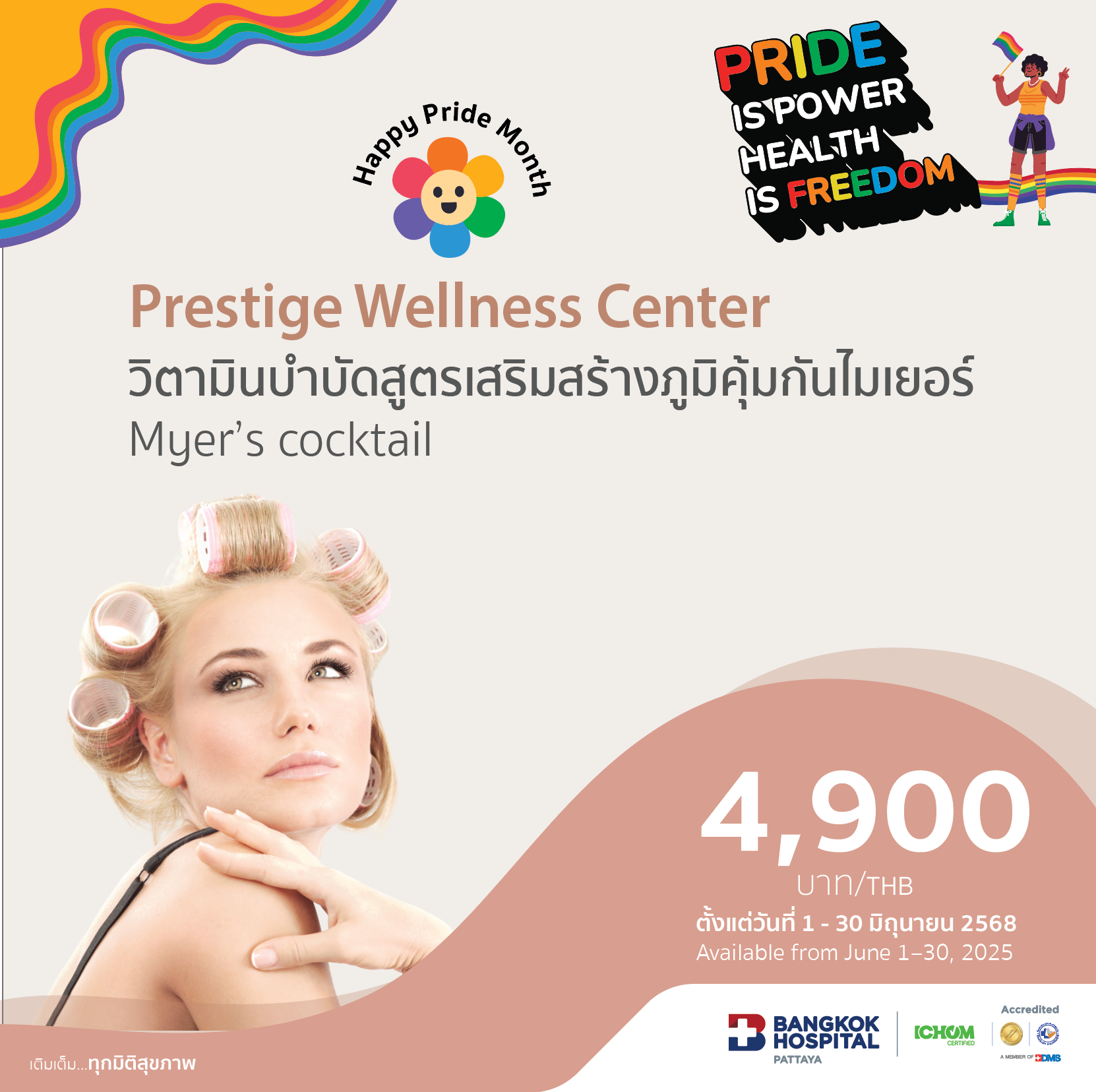 วิตามินบำบัดสูตรเสริมสร้างภูมิคุ้มกันไมเยอร์