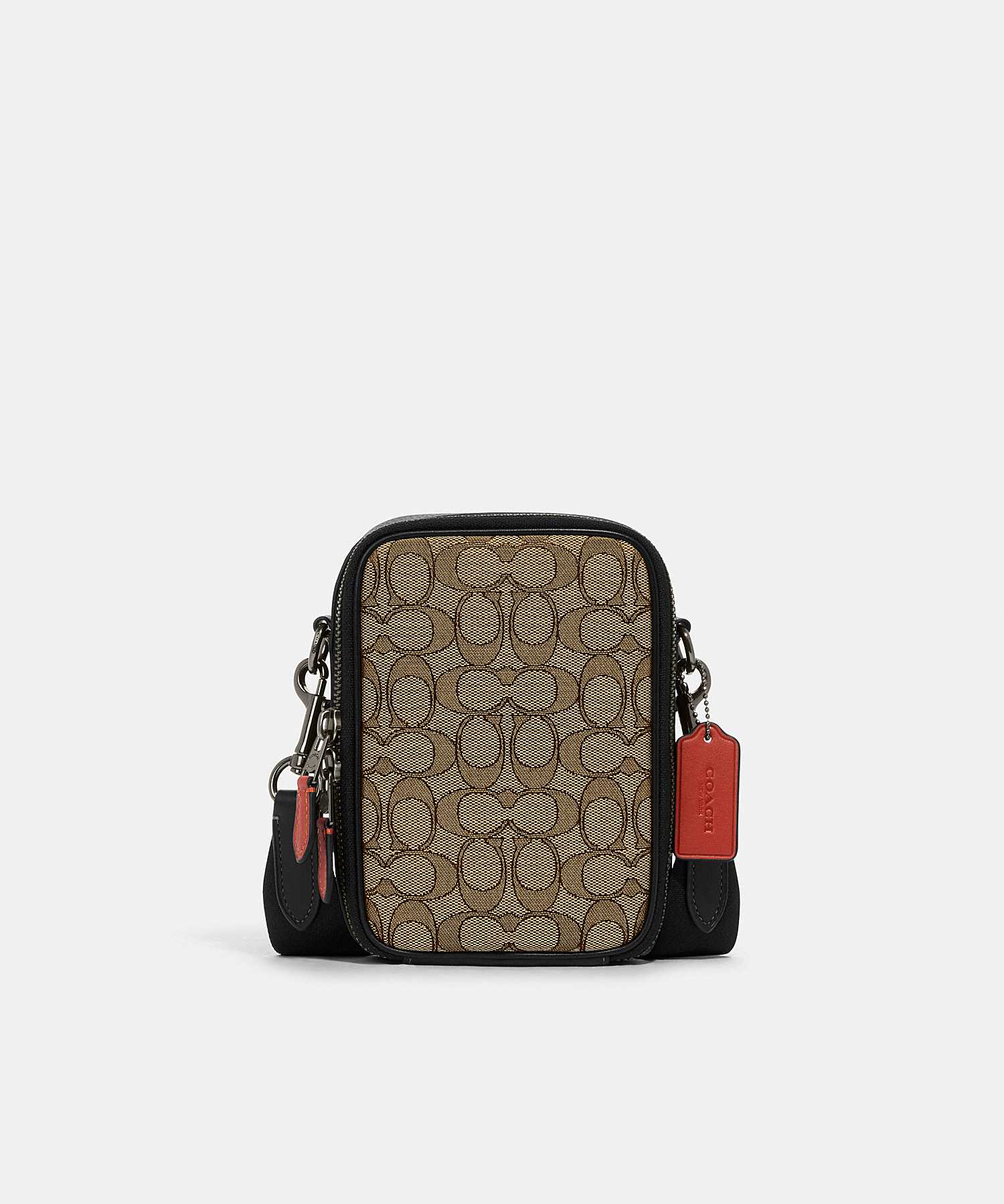 COACH STANTON CROSSBODY IN SIGNATURE JACQUARD CH097 QBV1R