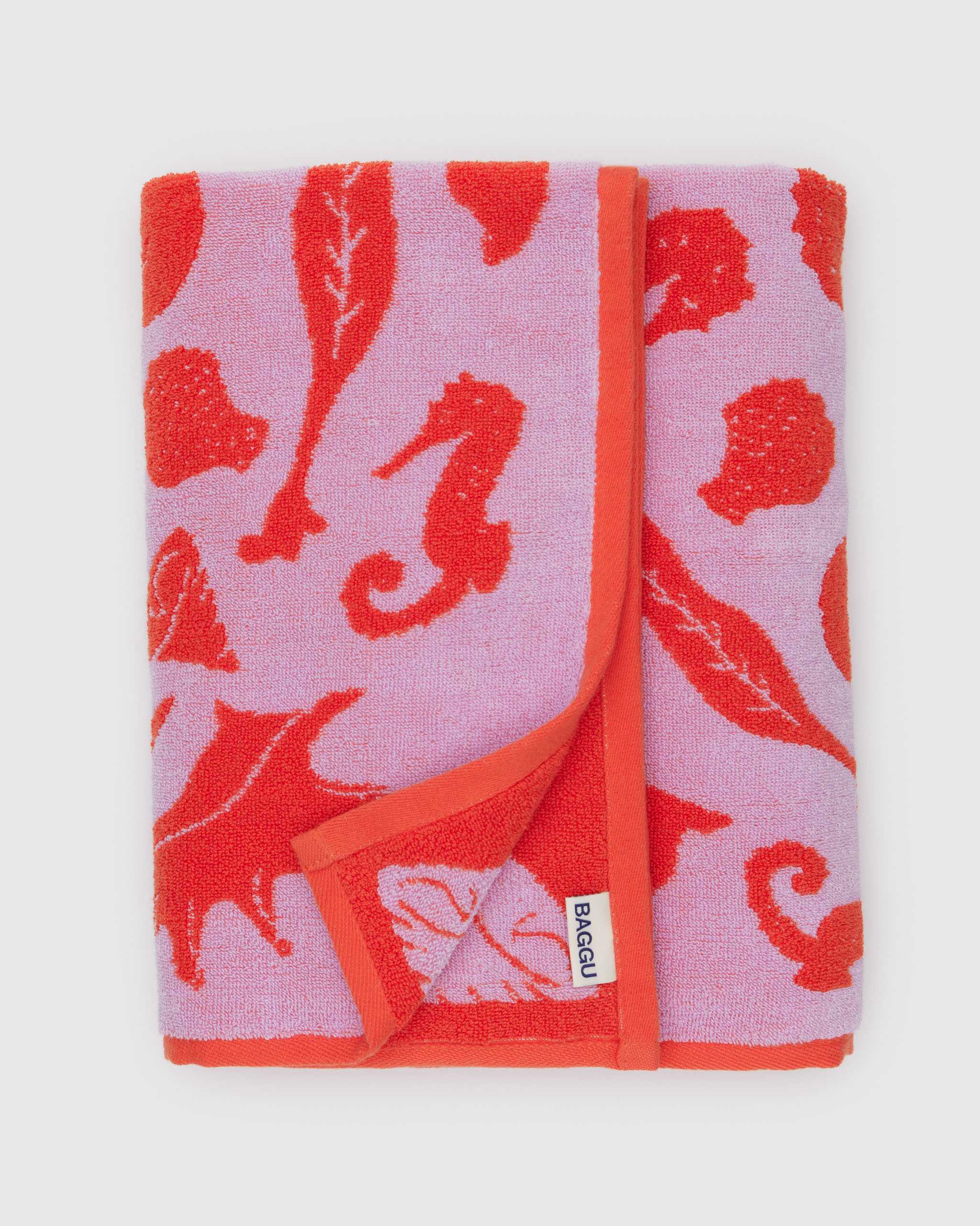 BAGGU Bath Towel - Sea shells
