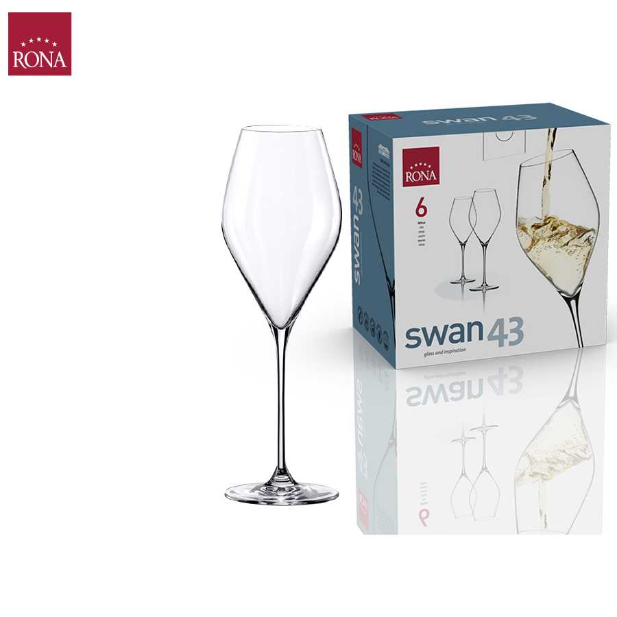 แก้วไวน์ Swan 430 ml (เซต 6 ใบ)
