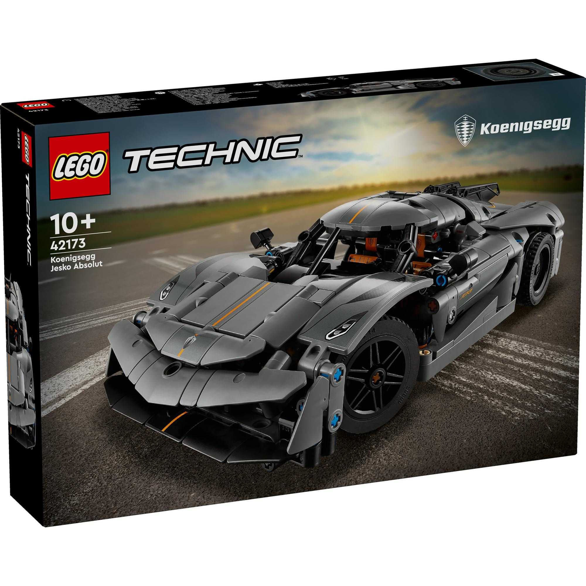 LEGO 42173 Koenigsegg Jesko Absolut Grey Hypercar