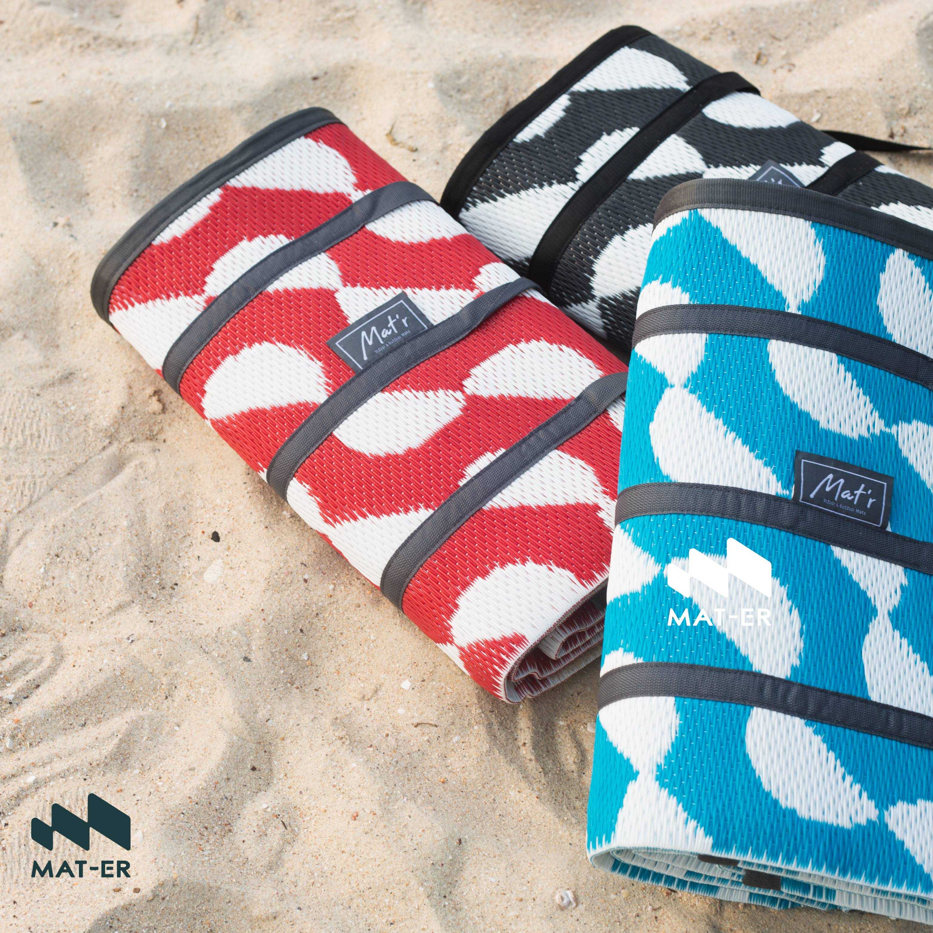 Mat-er  เสื่อพับพกพา Foldable Mat - Waves : M