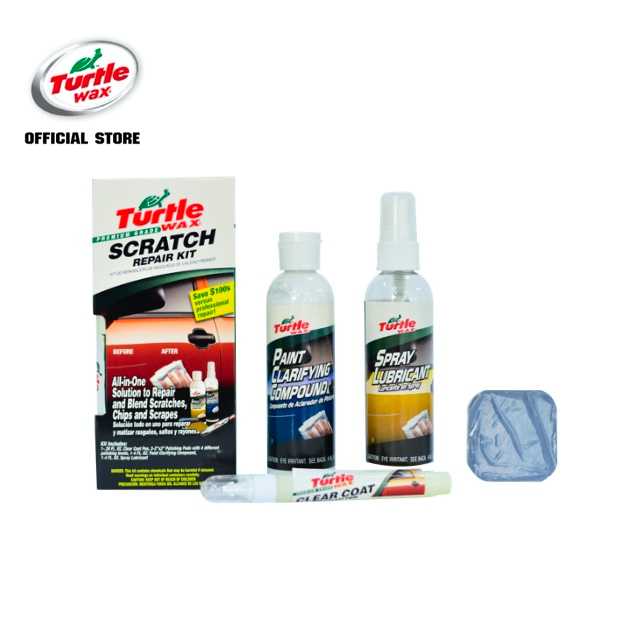 Turtle Wax Scratch Repair Kit เทอร์เทิ่ลแว็กซ์ ชุดเซ็ตลบปิดรอยขีดข่วนครบในหนึ่งเดียวT23-4KT