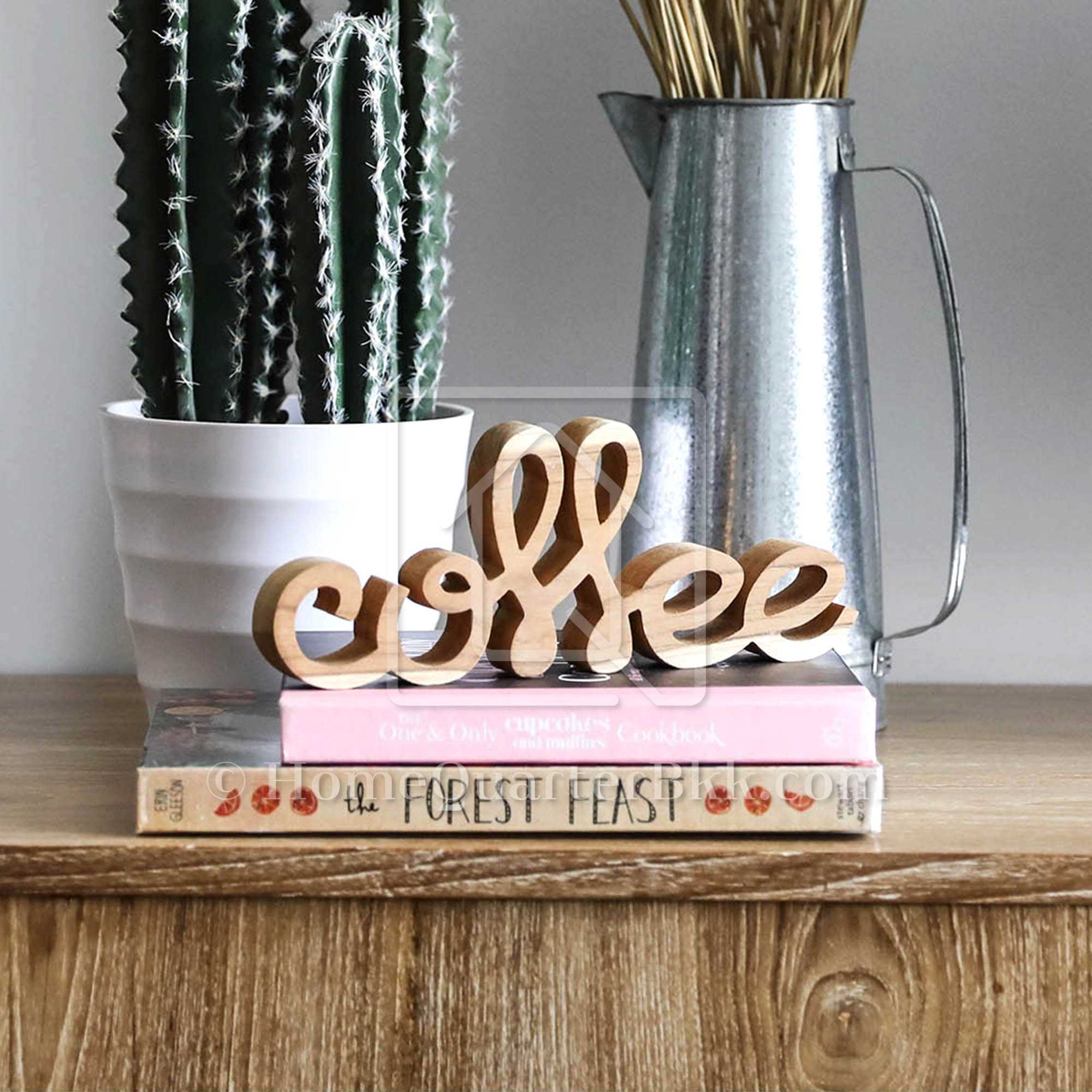 ตัวอักษรไม้ Coffee | Wooden Word - Coffee