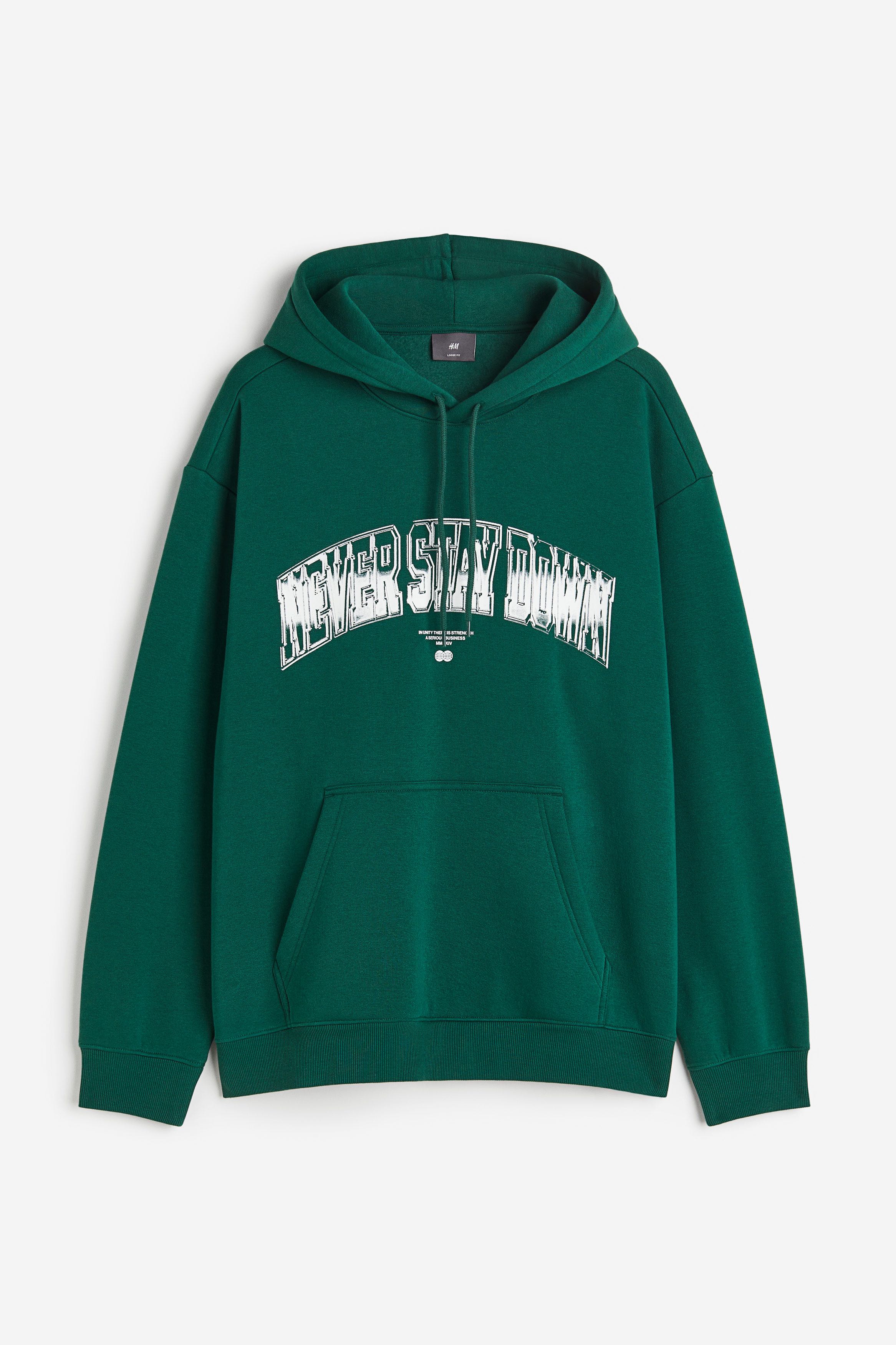 H&M never stay down green