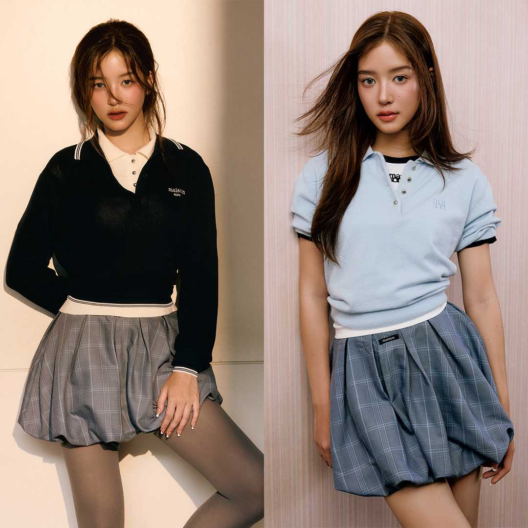 maison KEEPS | Gail Balloon Skort in Plaid | กระเปง ทรงบอลลูน ลายตาราง
