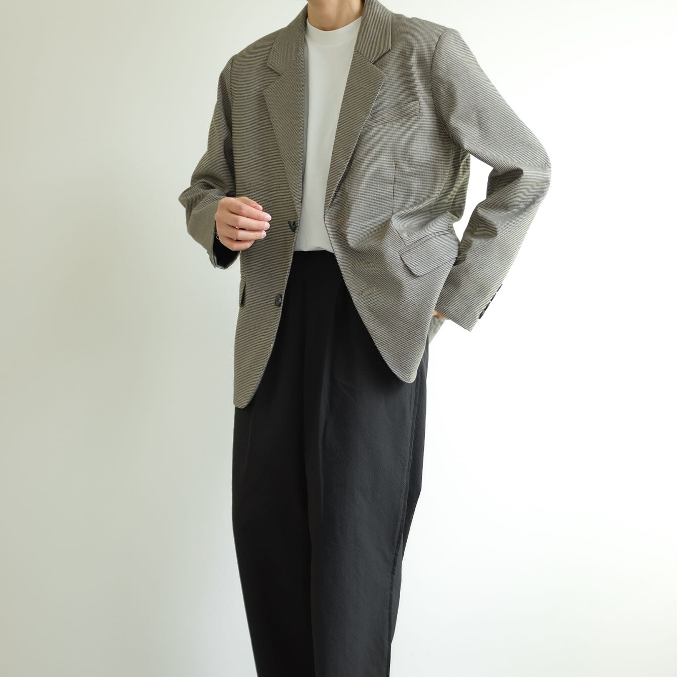 3SECONDS  Shinori Oversized Blazer Jackets 