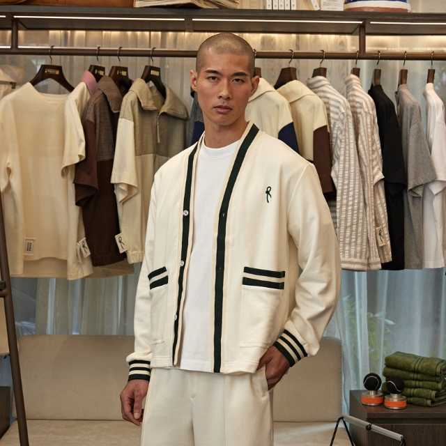 White Matchpoint Cardigan