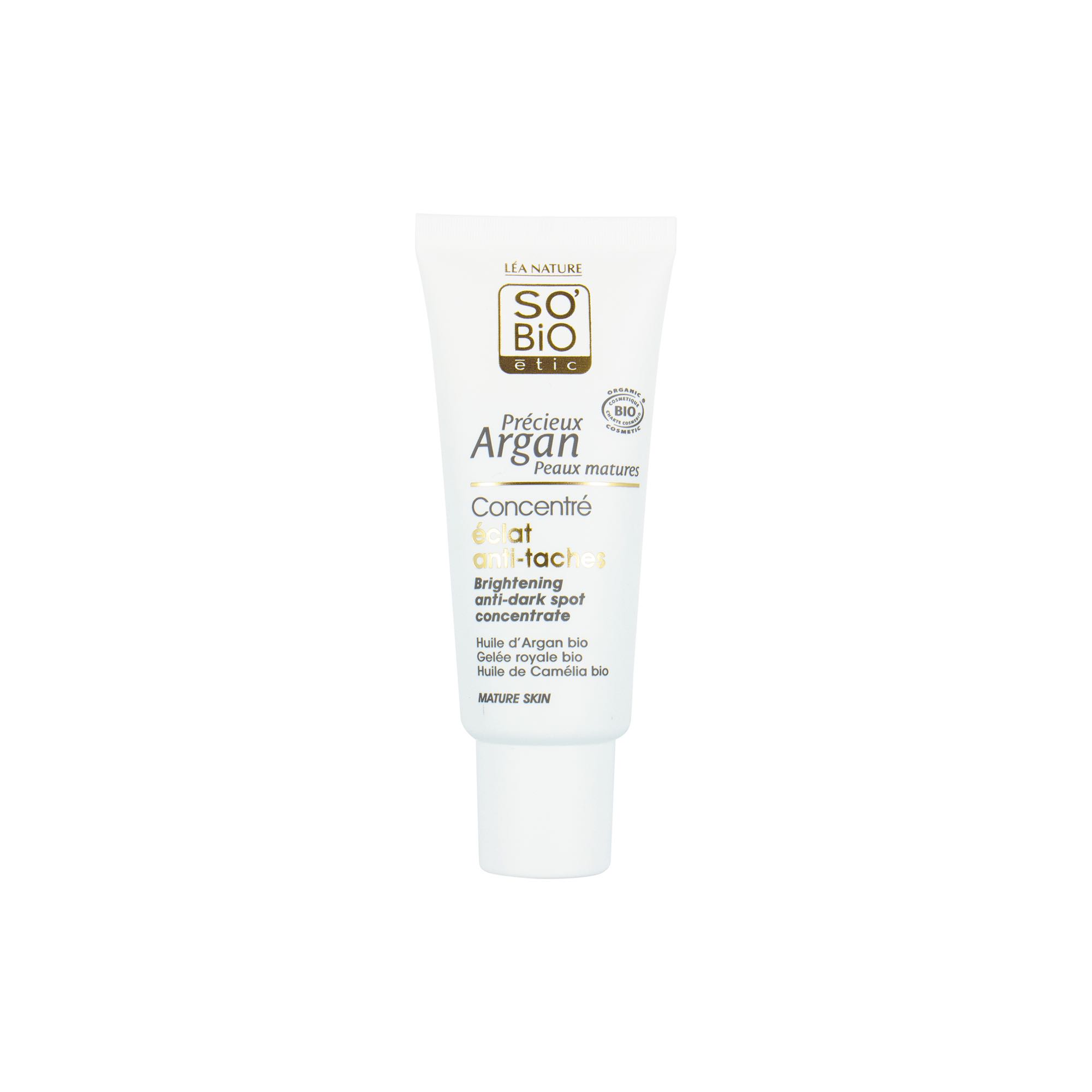 SO'BiO etic | Precious Argan Brightening Anti-dark Spot 40ml. เซรั่มลดเลือนจุดด่างดำ ฝ้า กระ