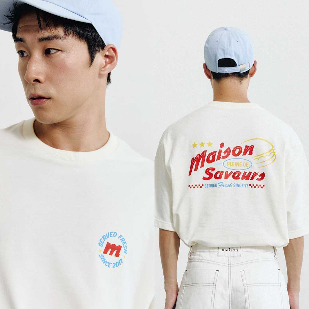 maison KEEPS | The Oversized Diner Tee | Unisex | เสื้อยืด ทรง oversized ผ้านุ่มพิเศษ