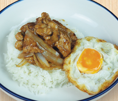 ข้าวหมูซีอิ๊วไข่ดาว