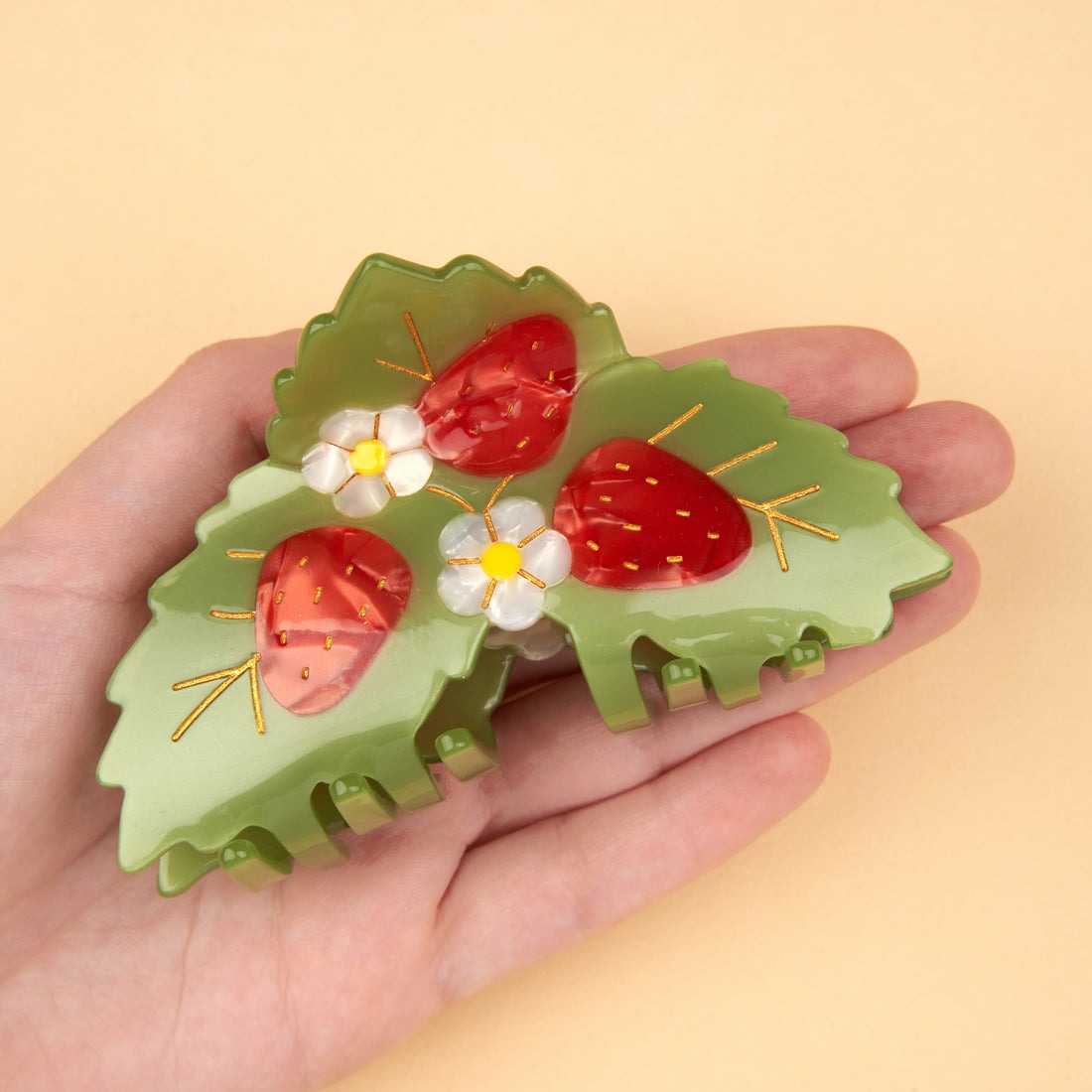 Coucou Suzette Hair Claw - Strawberry Plant