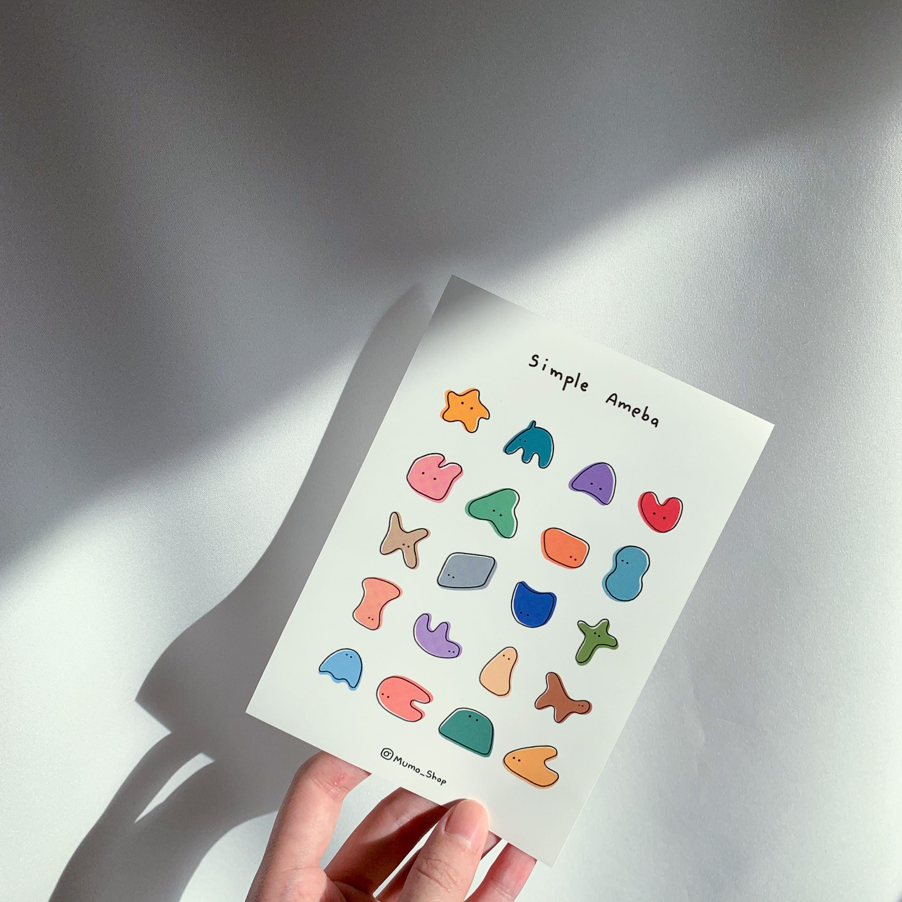 simple ameba 🦕 Sticker A6