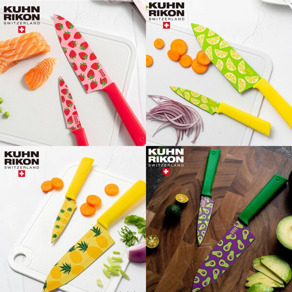 ลดเพิ่ม15% ทักแชท / KUHN RIKON / มีด พิมพ์ลายชัด ไม่หลุดไม่ลอก คมมาก