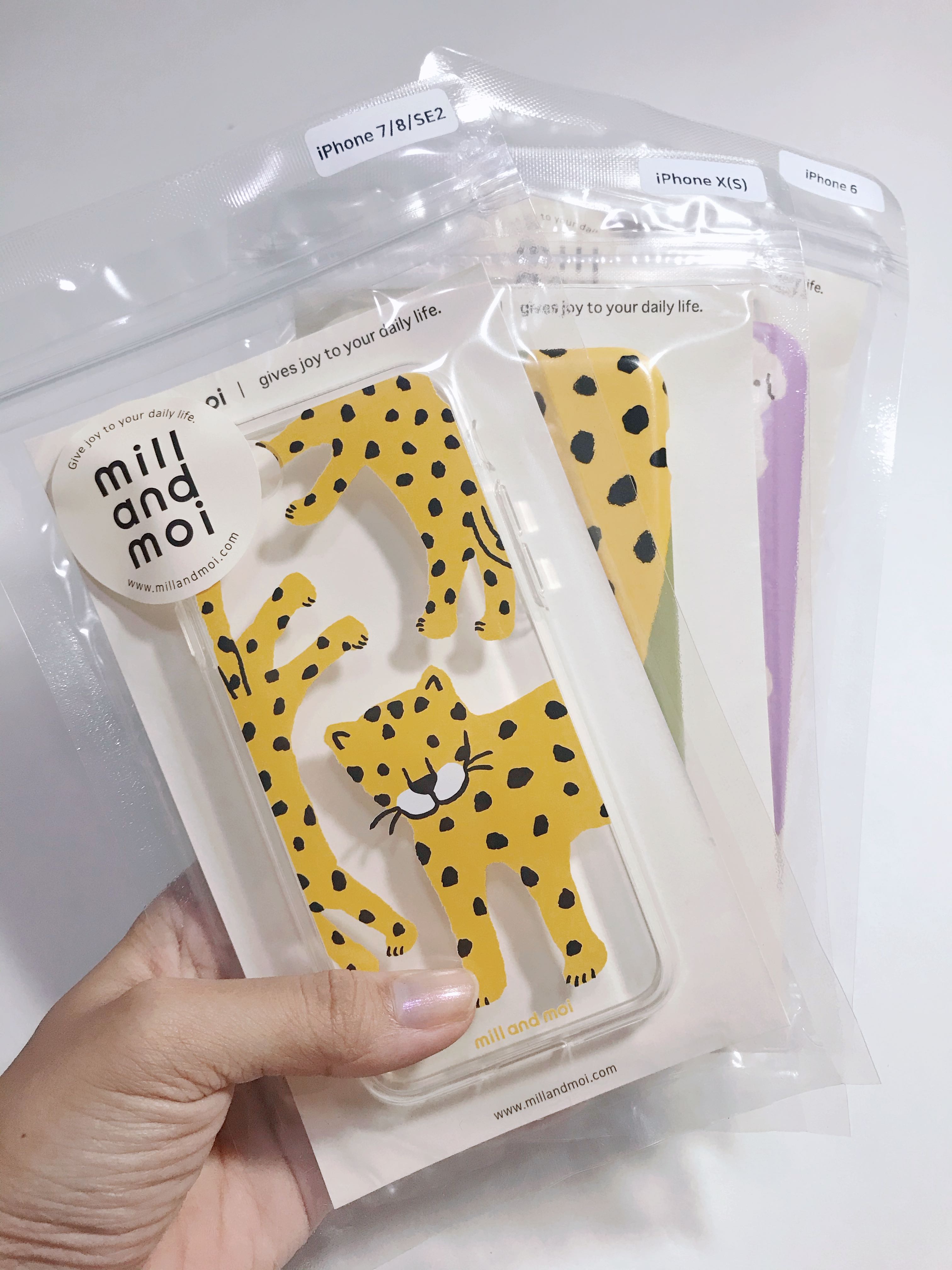 ❗️พร้อมส่ง❗️iPhone 7|8|SE2 Case - Mill and Moi - ชีต้า Pattern
