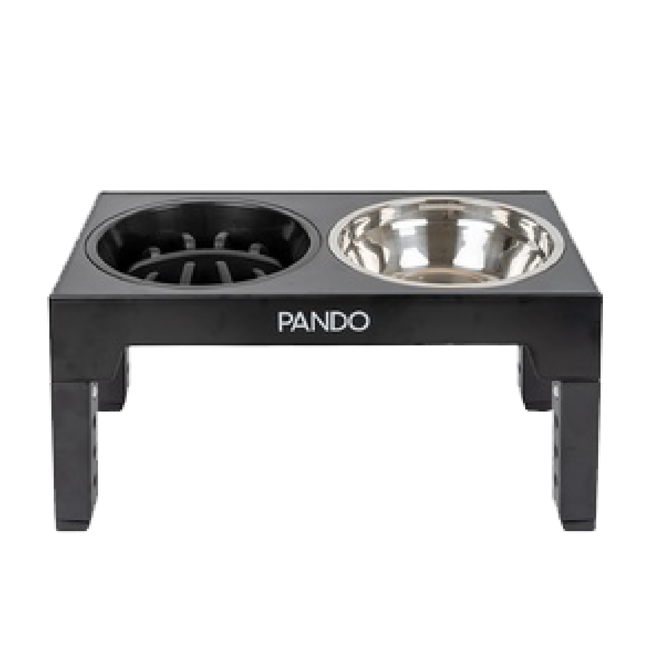 PANDO Ergonomic Stand Feeder - Dual Bowl ชามให้อาหารสำหรับสัตว์เลี้ยงแบบปรับระดับได้ dogs.haus