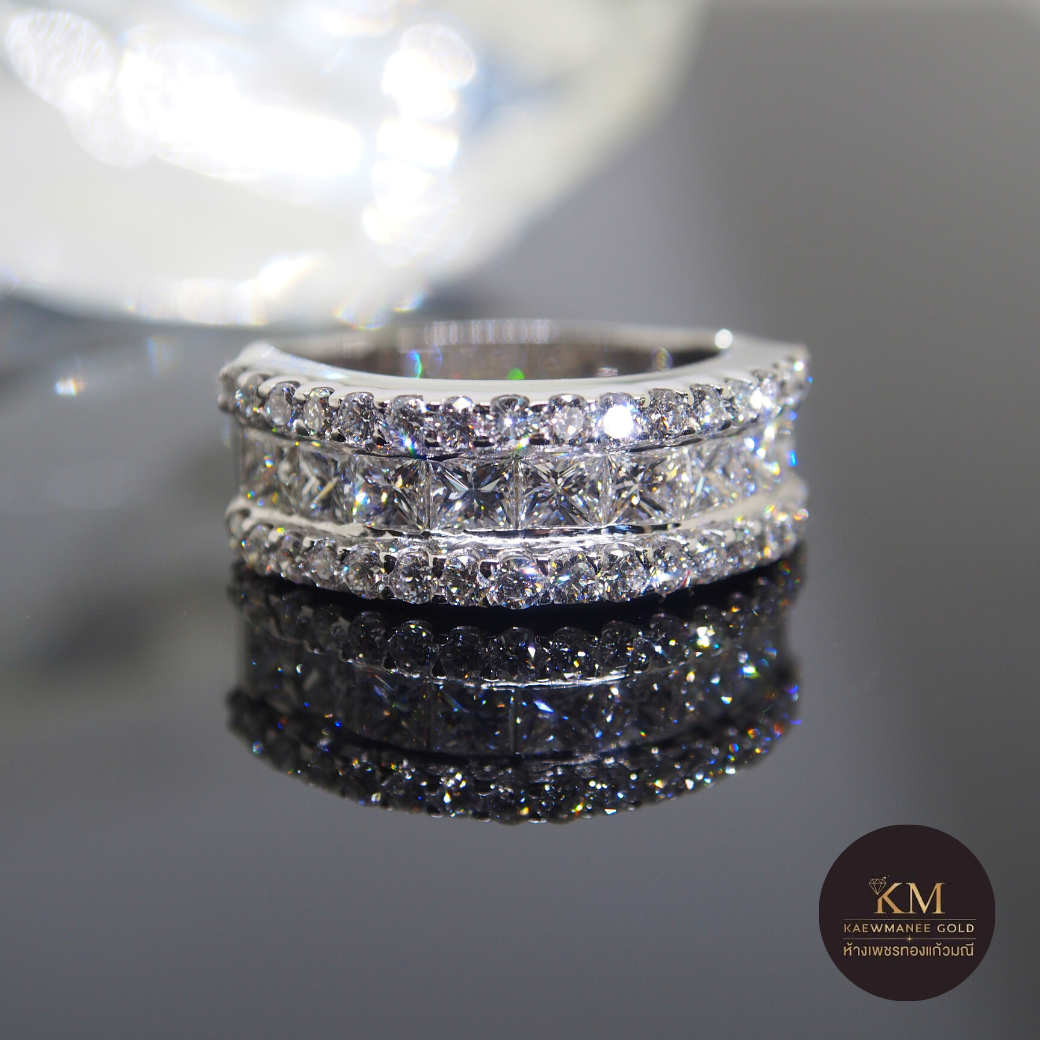 แหวนเพชร ABSOLUTE DECO RING (90% Gold)