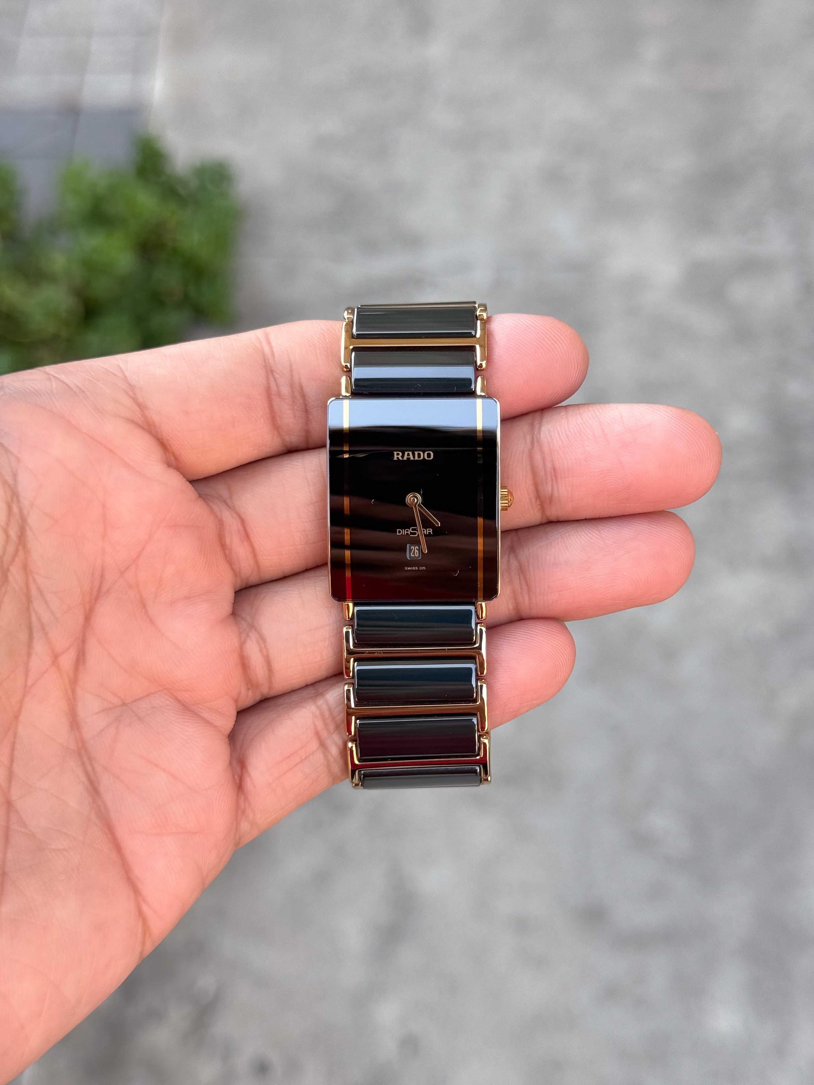 Rado Diastar Ceramic 2tone Boy Size Quartz