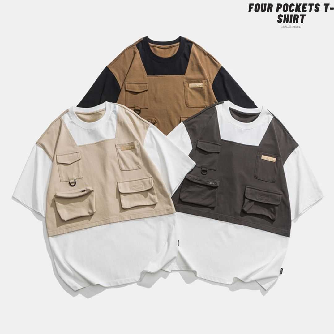 Jeera168 | Four Pockets T-Shirt (พร้อมส่ง)