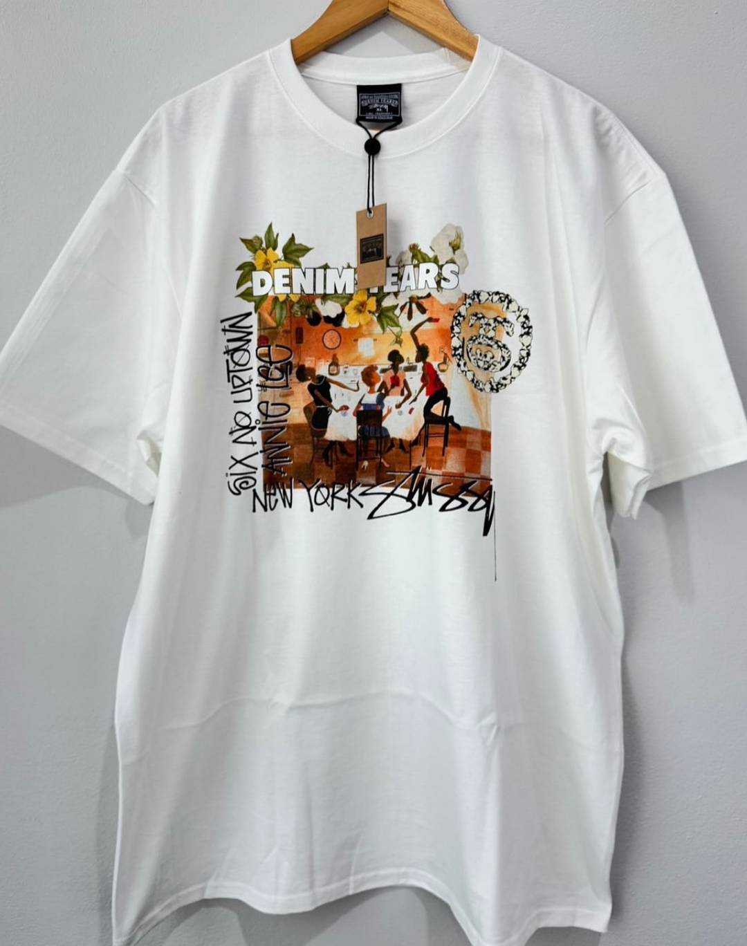 เสื้อยืด​ Stussy Denim Tears