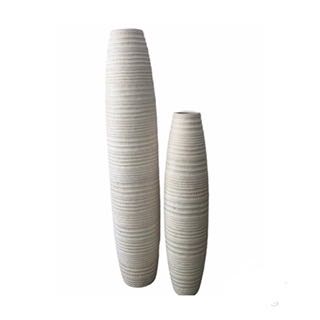Vase Tsunami white 