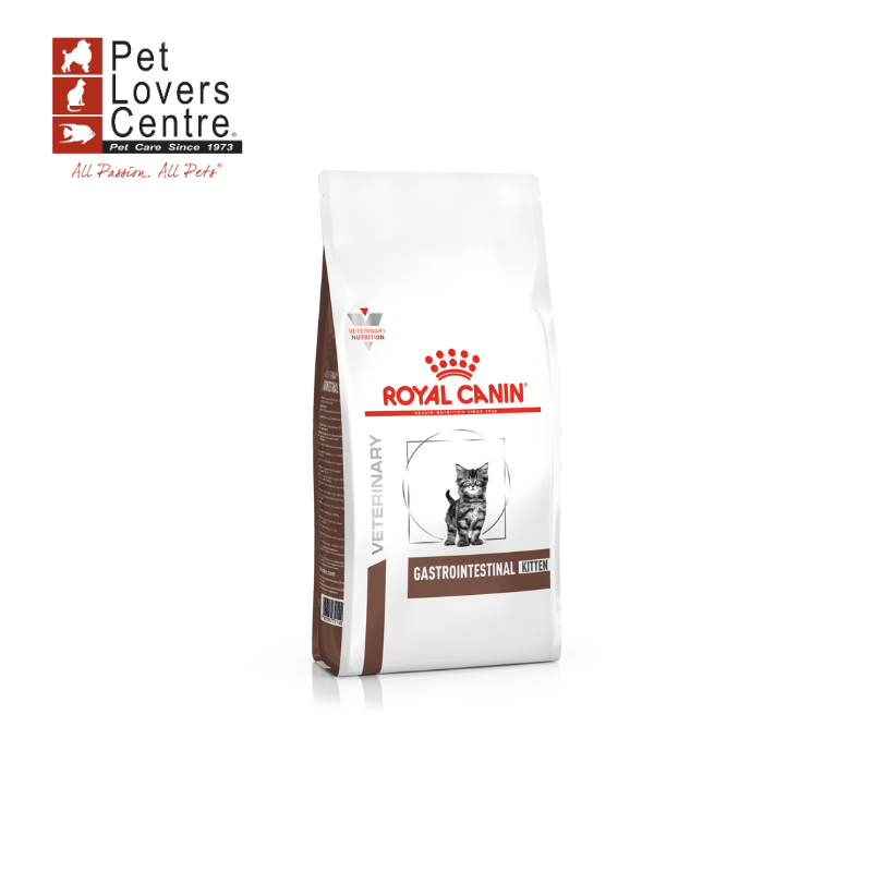 ROYAL CANIN (DR.) อาหารลูกแมวประกอบการรักษาโรคทางเดินอาหาร เม็ด GASTROINTESTINAL KITTEN  400 กรัม