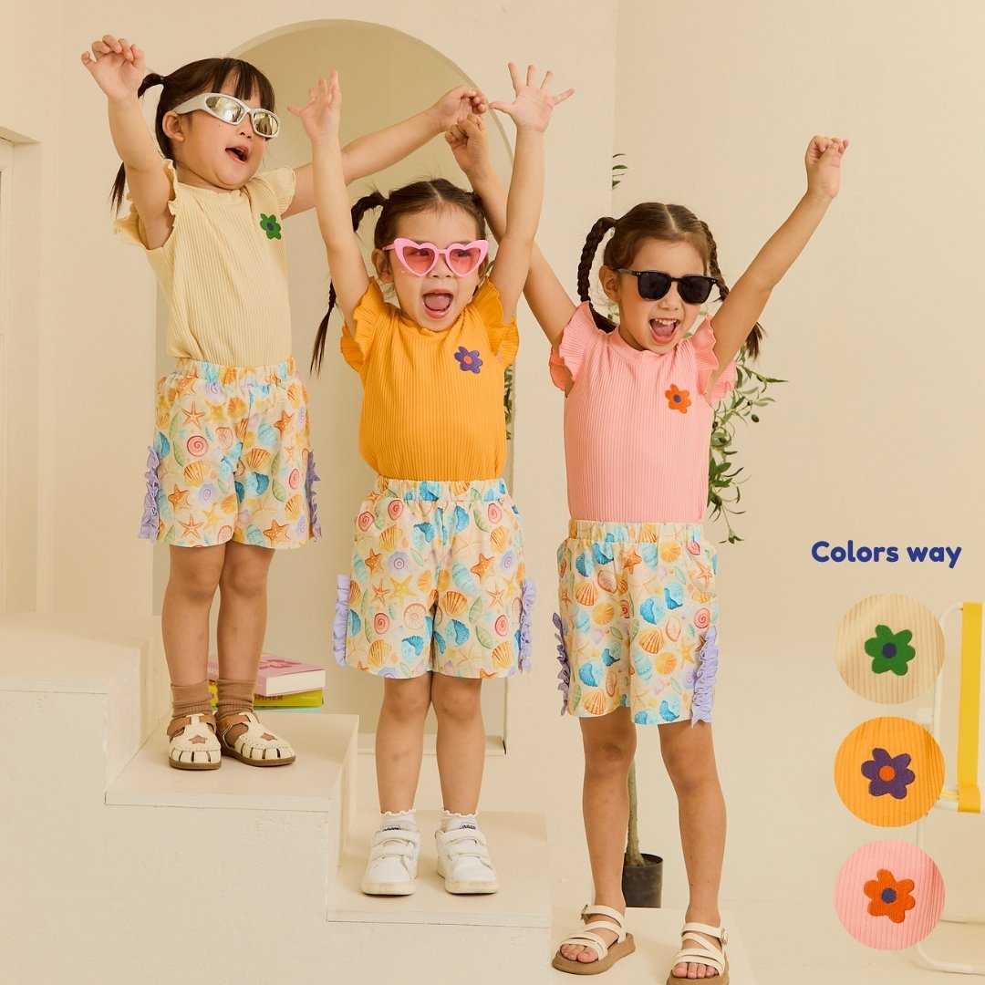 e'clat เสื้อแขนระบายเด็กหญิง SKU-8080