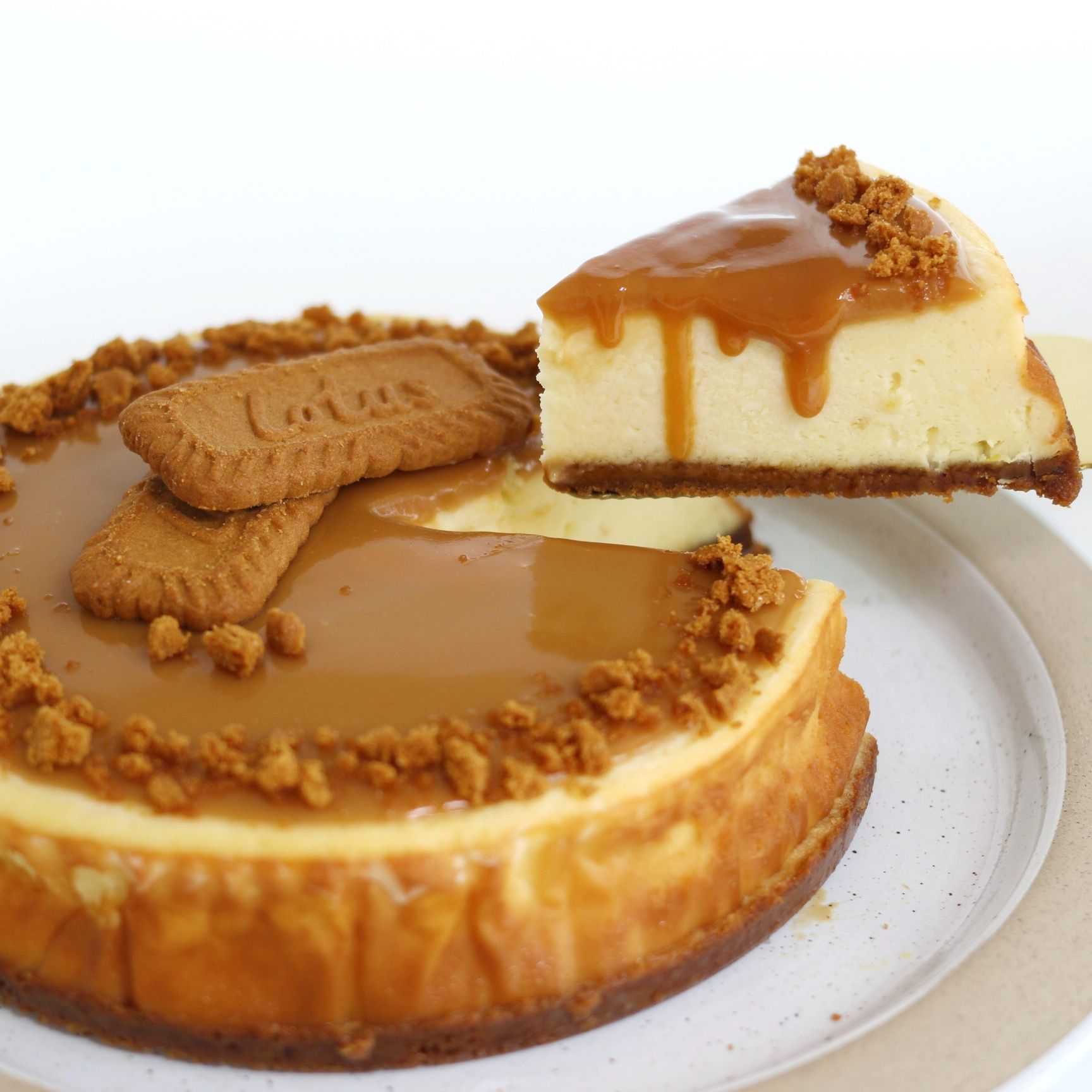 Biscoff Caramel Cheesecake