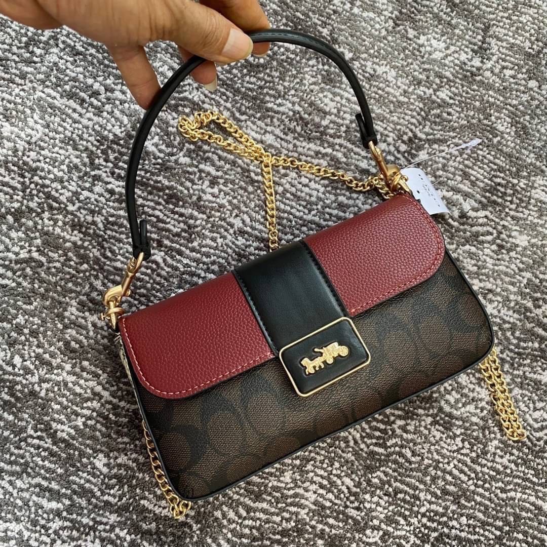 กระเป๋าสะพายCoach Mini Grace Crossbody In Signature Canvas (COACH CC058)