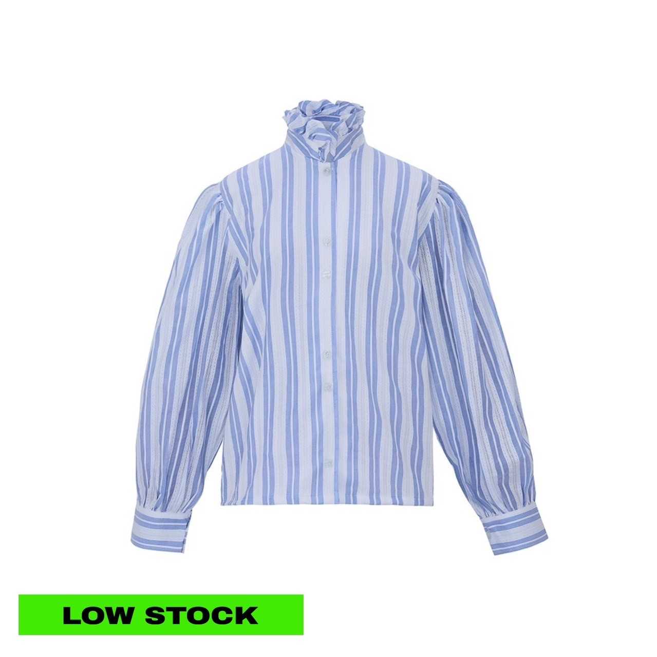 (DROP 2) EMBER BLOUSE - BLUE STRIPES
