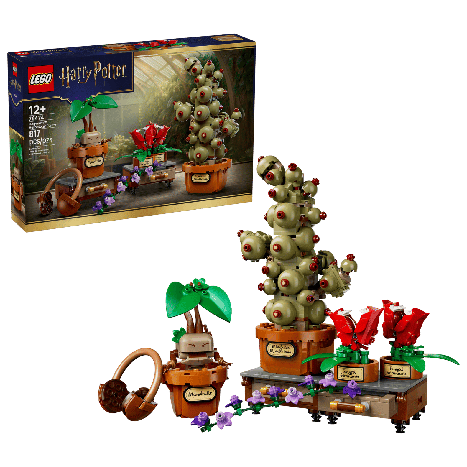 LEGO 76474 Hogwarts™ Herbology Plants(สินค้าซื้อแล้วไม่รับเปลี่ยนคืน)