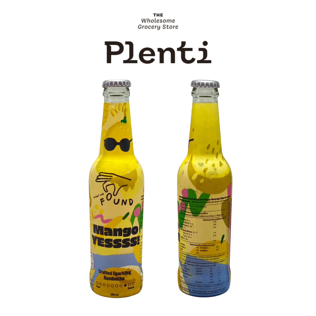 (Buy 2 Get 1 Free ) KOMBUCHA | คอมบูชา Mango yesss - น้ำมะม่วง ผสม ขิง