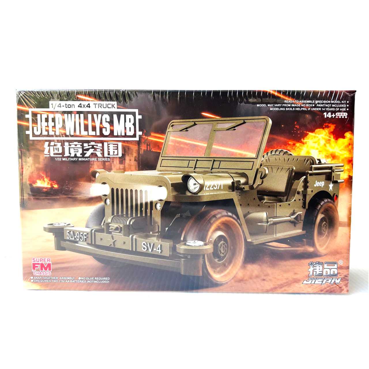 mini4wd Jeep Willys MB (Super FM Chassis)