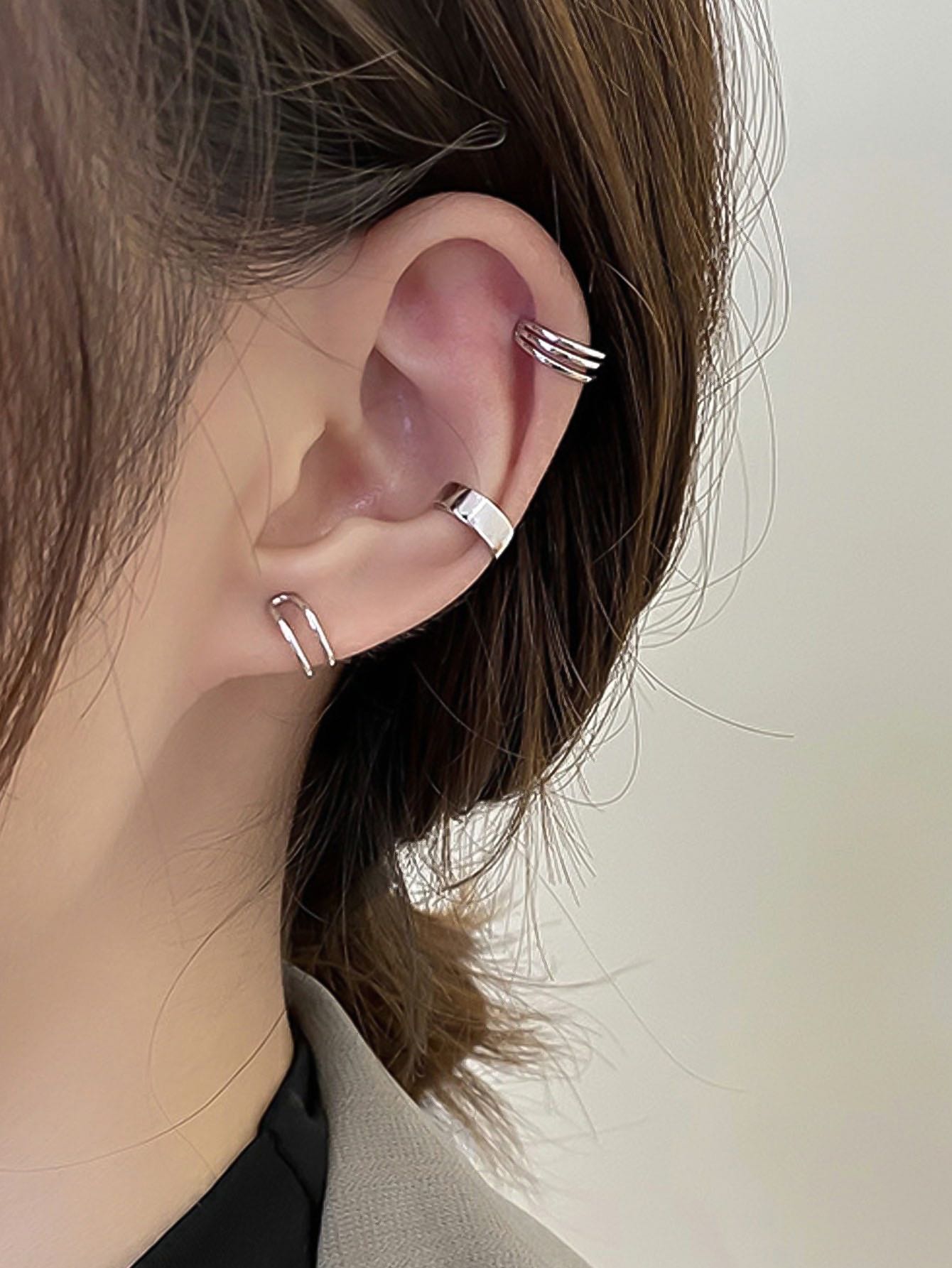 3pcs minimalist earcuff