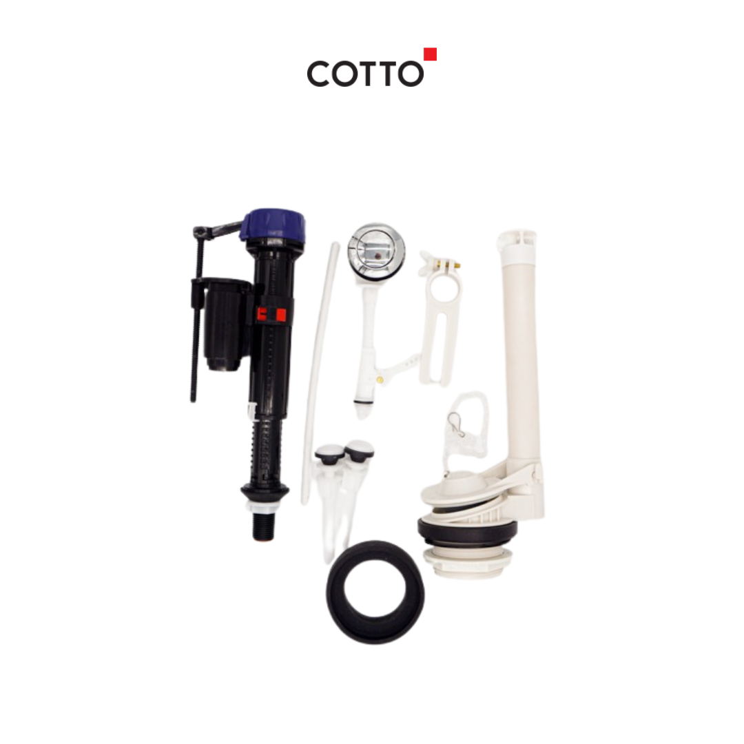 COTTO F930001 อุปกรณ์หม้อน้ำกดบน แบบครบชุด