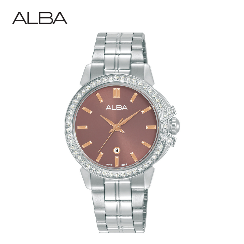 ALBA นาฬิกาข้อมือผู้หญิง Signa Quartz รุ่น AH7CX5X ขนาด 34 mm.