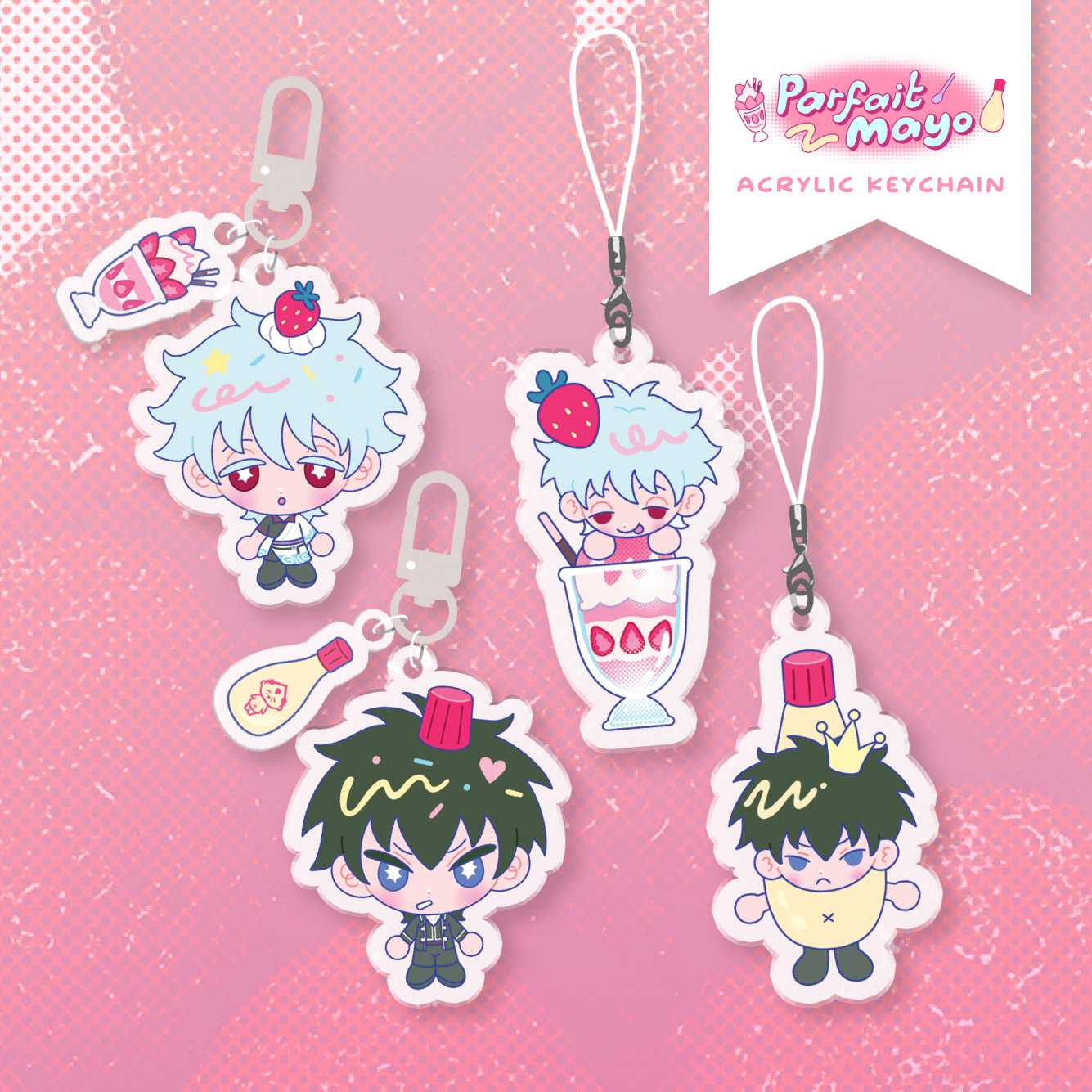 Parfait Mayo Acrylic Keychain