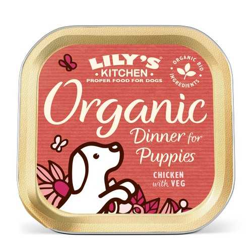 (พร้อมส่ง) Lily's Kitchen -Organic Dinner for Puppies (150g)