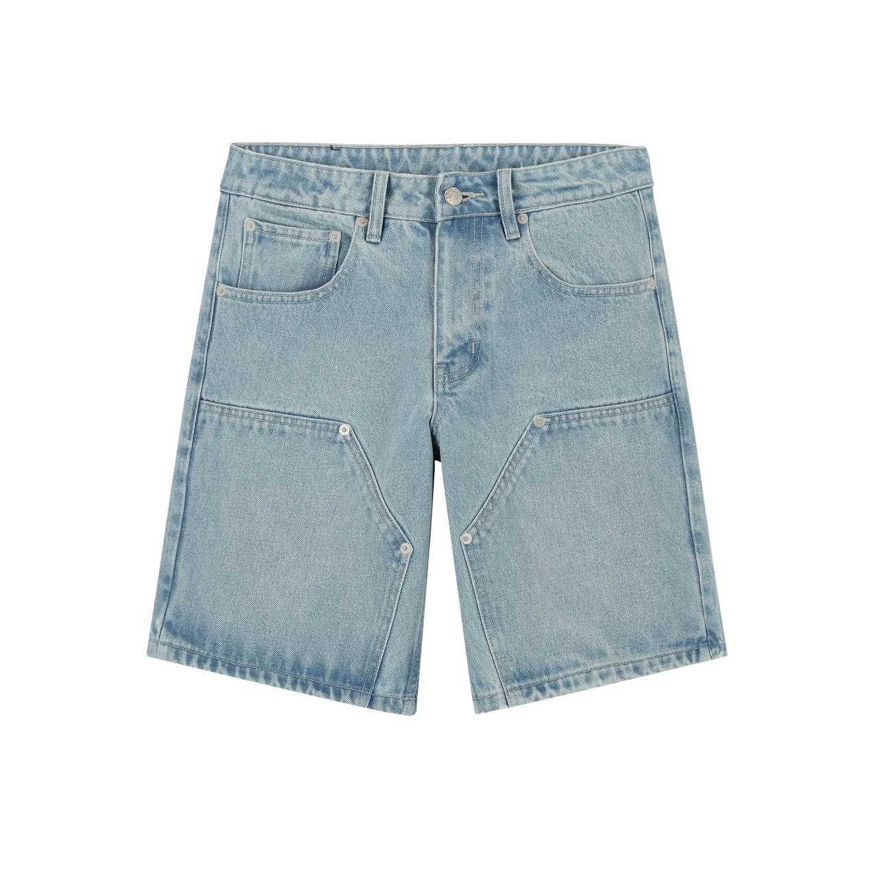 Double knee denim shorts BL