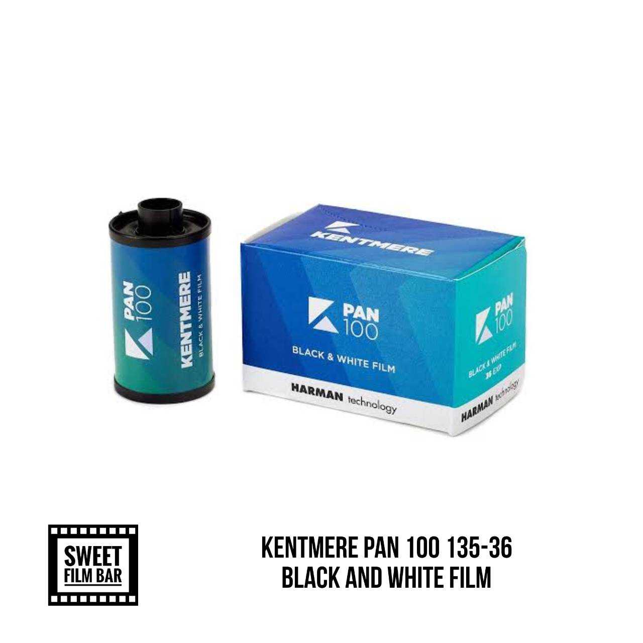 [135bw] Kentmere Pan 100 135-36 Black and White Film