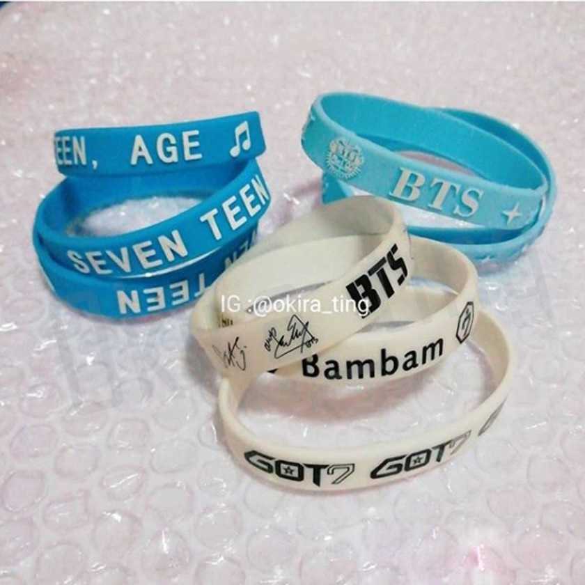พร้อมส่ง ริสแบน BTS GOT7 Seventeen สินค้าkpop น่ารัก ขายดีมาก