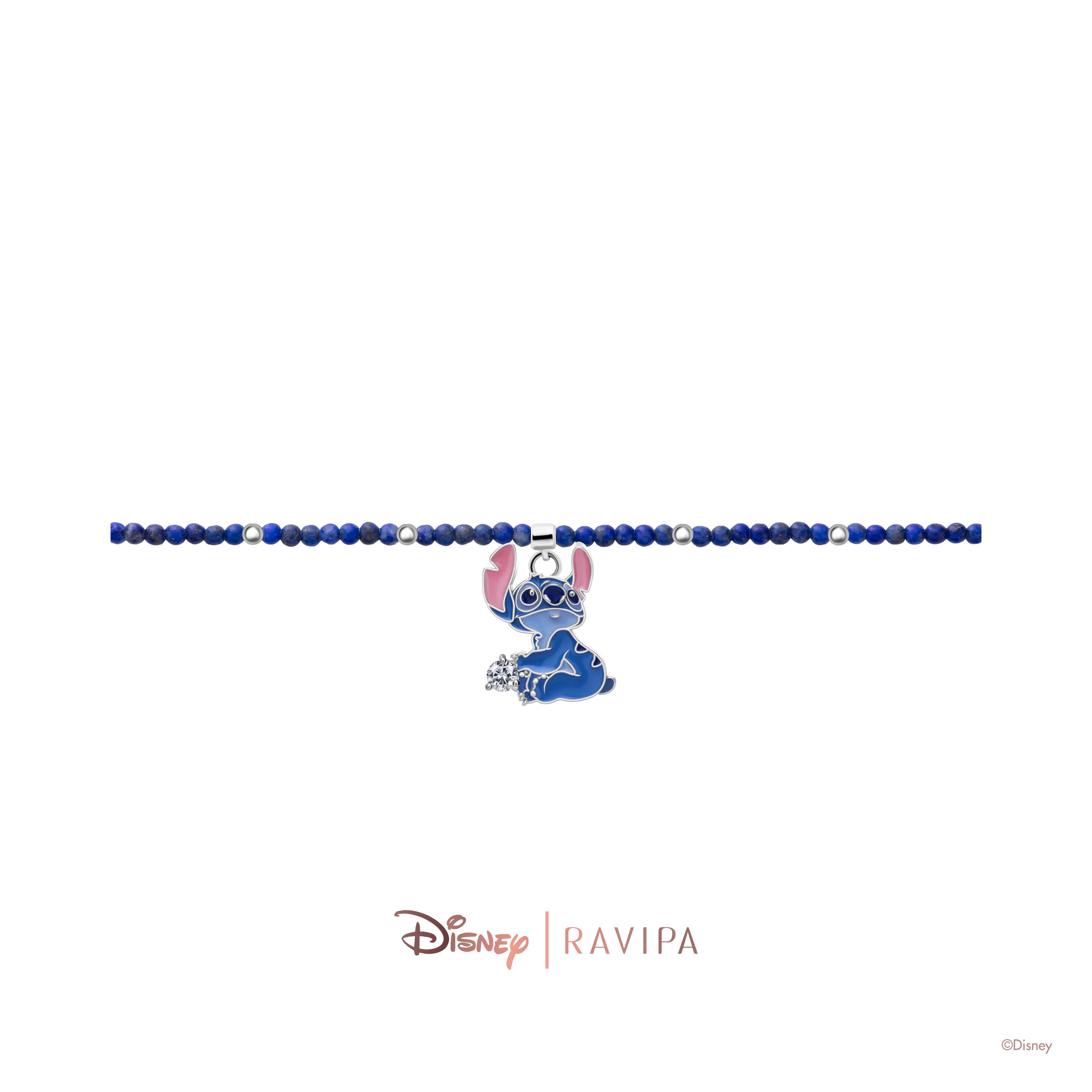 RAVIPA Disney Stitch and All-around Lapis Lazuli Bracelet - สร้อยข้อมือ