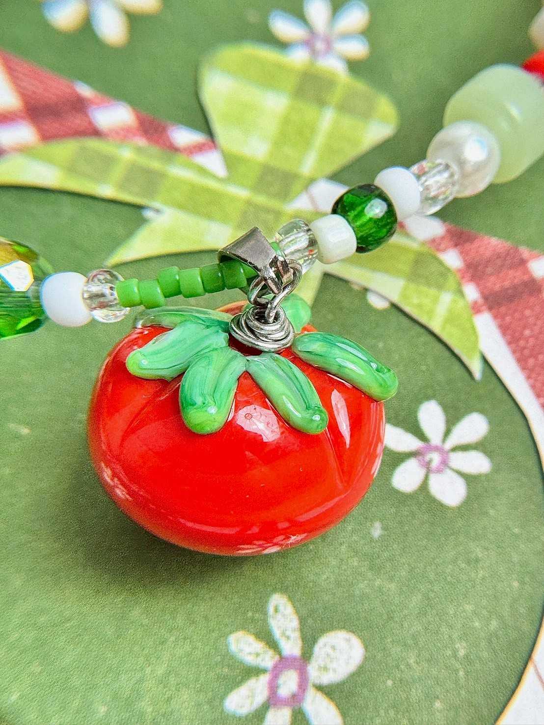 Tomato Salad Beads จี้รูปสลัดมะเขือเทศ : Flavor Tale Collection